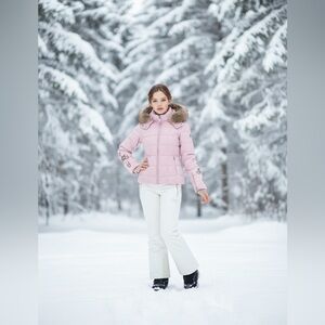 Bogner Ski Suit with down jacket with real fur